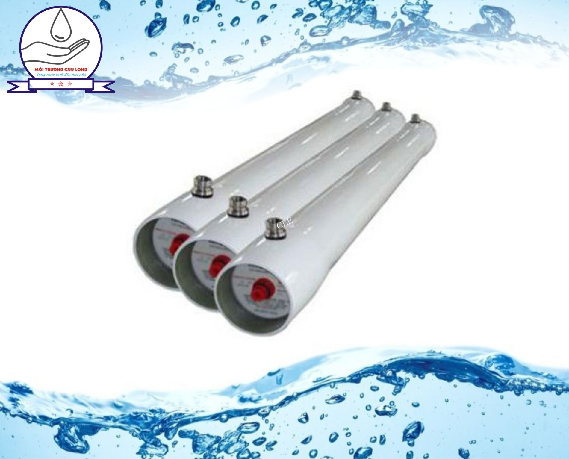 Vỏ màng RO Composite công nghiệp 80200 - Chứa 5 màng 8040