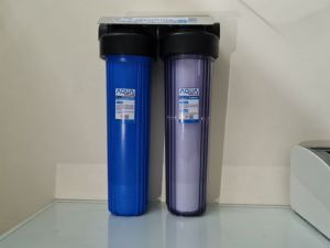 Bộ lọc nước tổng 2 cấp Bigblue 20 inch (Lưu lượng 1500 - 2000 lít/giờ)
