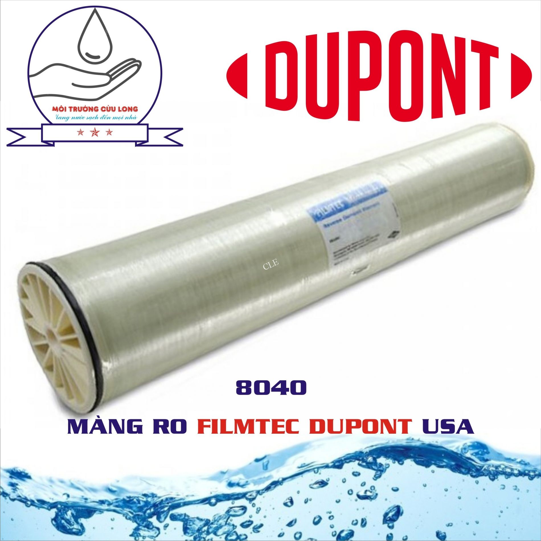 Màng RO 8040 Dupont Filmtec - BW30-400 (Áp cao) - USA