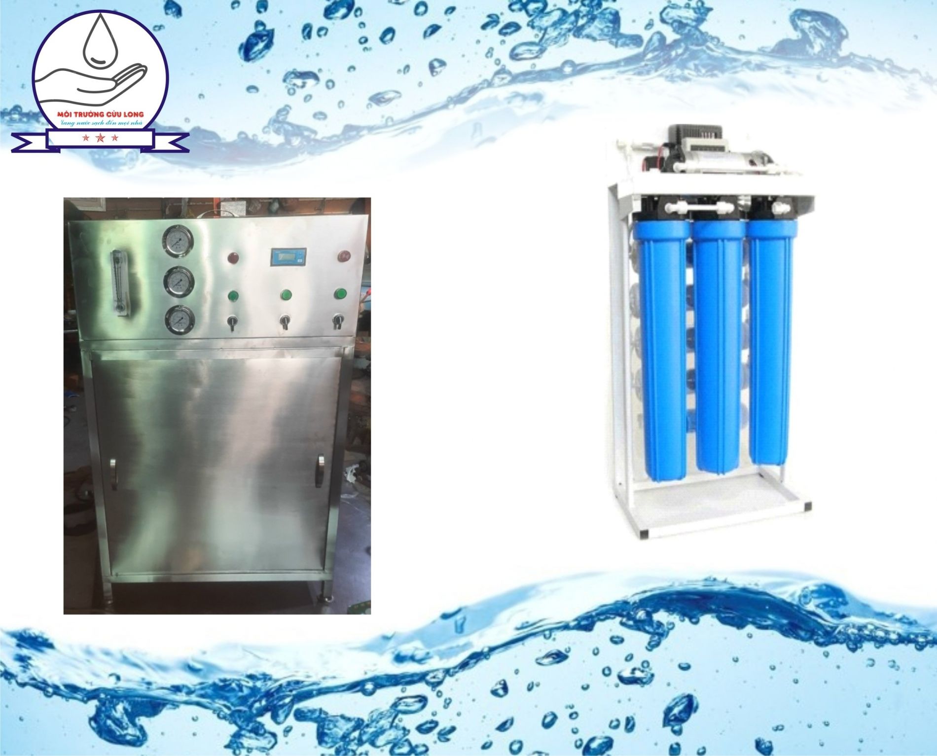 Máy lọc nước RO Bán Công Nghiệp AQUA - Công suất: 100 lít/giờ