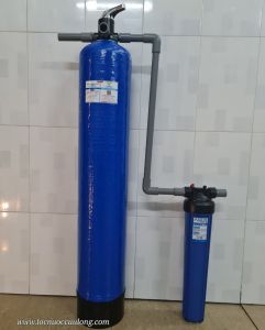 Cột lọc khử mùi hôi trong nước máy vỏ Composite (Lưu lượng: 800 - 1500 lít/giờ)