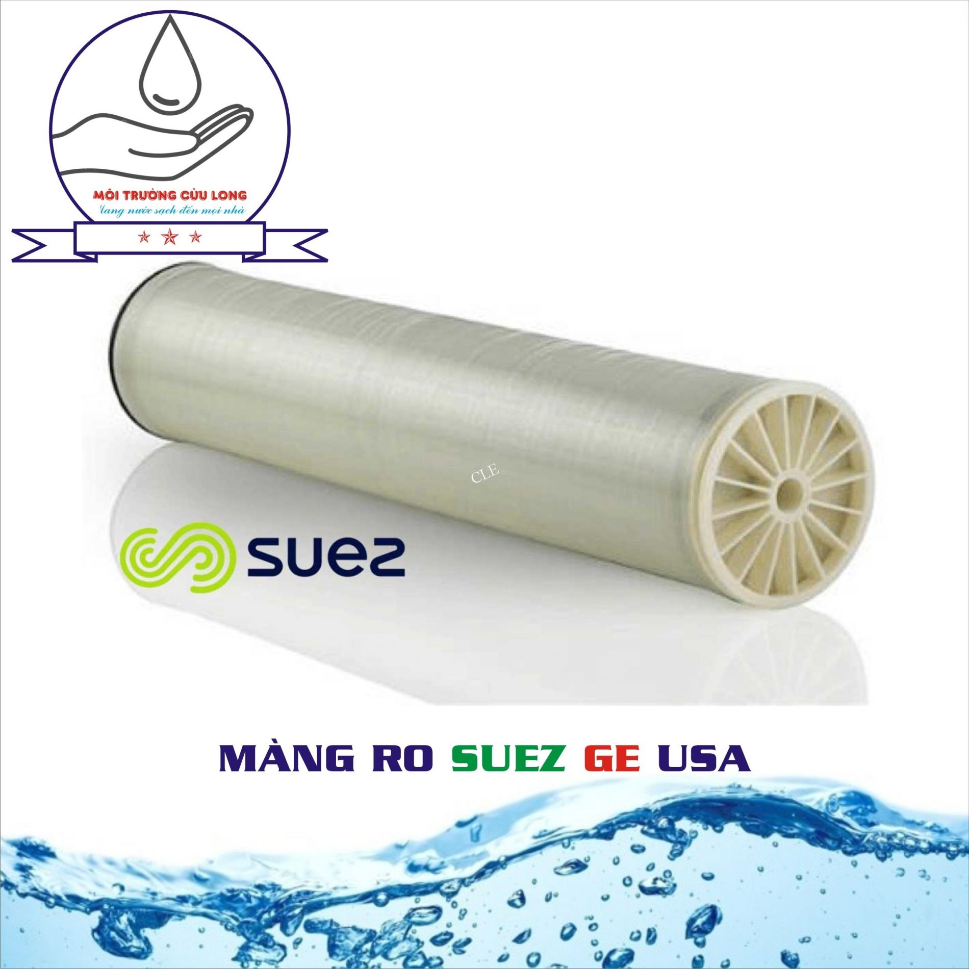 Màng RO 4040 Suez GE-USA - Áp thấp -AK4040FM  (Lưu lượng 8.3 m³/ngày)