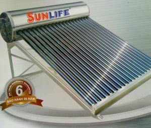 Máy nước nóng năng lượng mặt trời SUNLIFE nhựa PPR chịu phèn chịu mặn - 120 lít