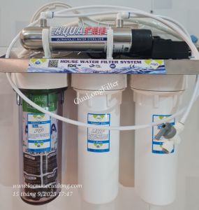 Bộ lọc nước tại vòi 4 cấp 10 inch  - Tích hợp đèn UV diệt khuẩn