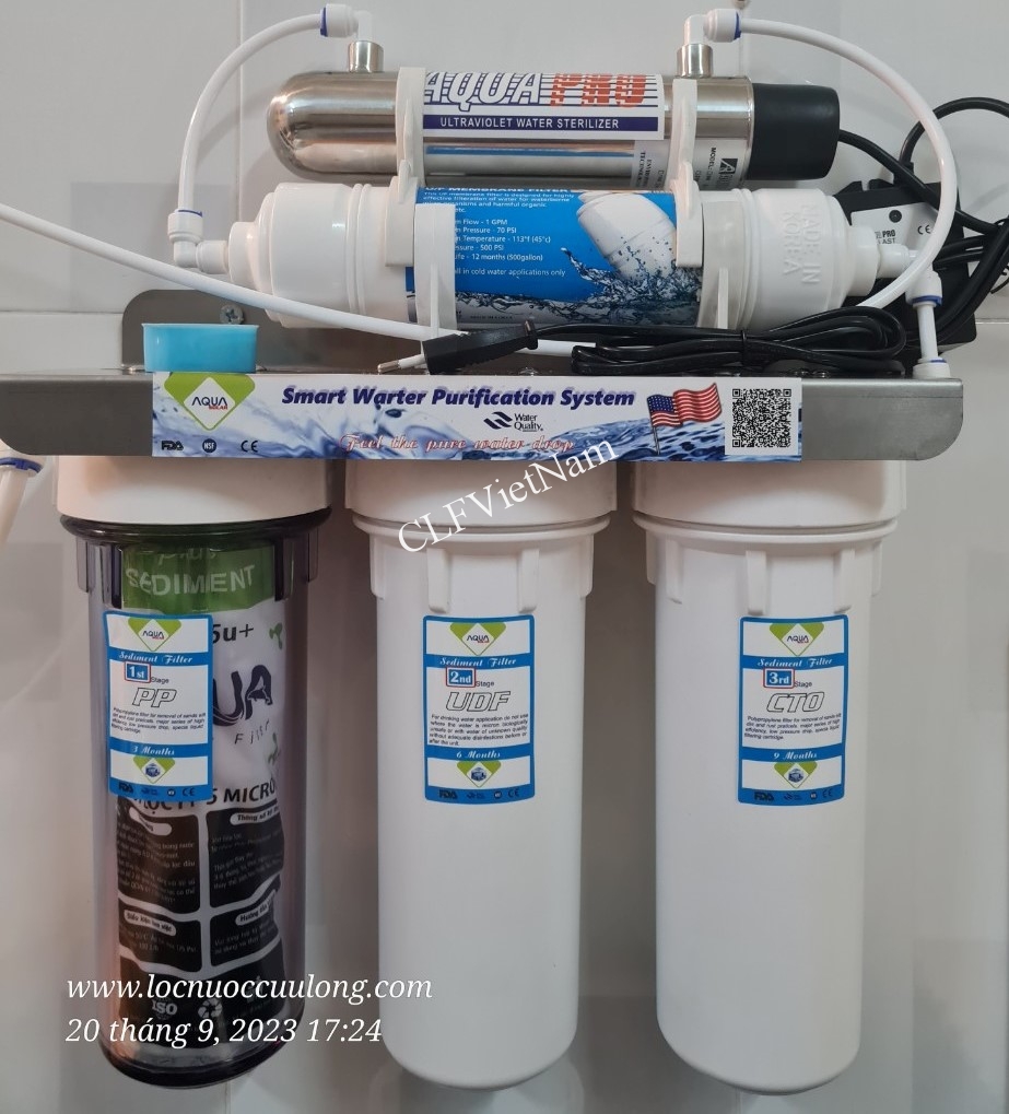 Máy lọc nước UF 5 cấp  UV - Không nước thải