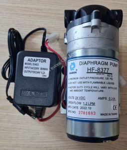 Bơm tăng áp 24VDC HEADON HF-8377 + Nguồn 24VDC/1.2A - Made in Taiwan