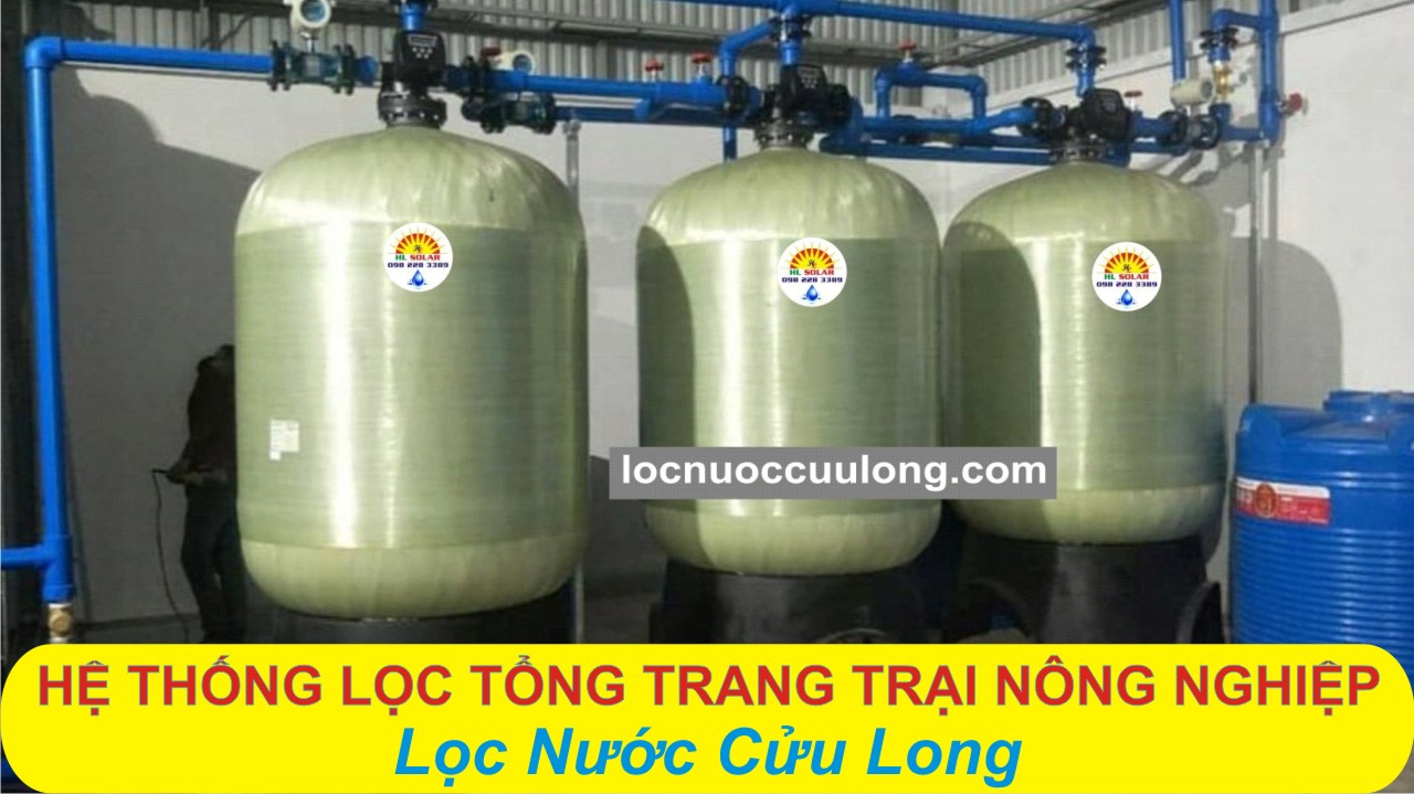 Hệ thống lọc tổng cho trang trại Nông nghiệp (Lưu lượng: 4 m3/giờ)