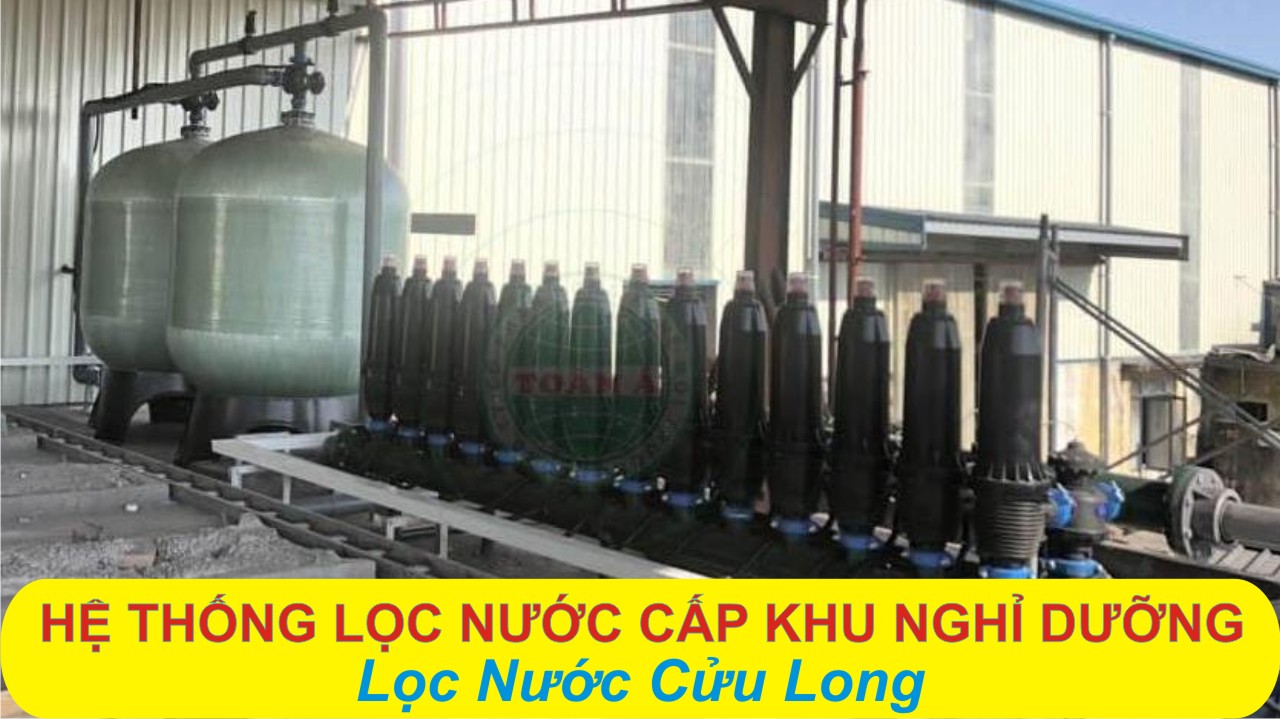 Hệ thống lọc tổng cho Khu nghỉ dưỡng (Lưu lượng 5m3/giờ)