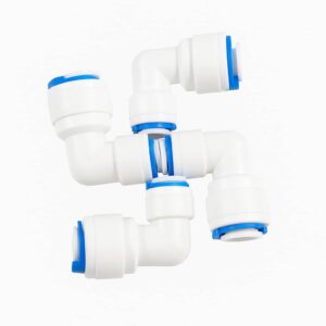 Linh kiện lọc nước - Co nối nhanh phi 10 ra phi 6