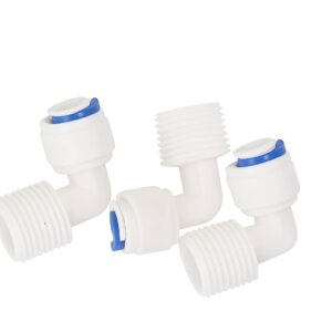 Linh kiện lọc nước - Co răng ngoài 17 ra ống phi 6