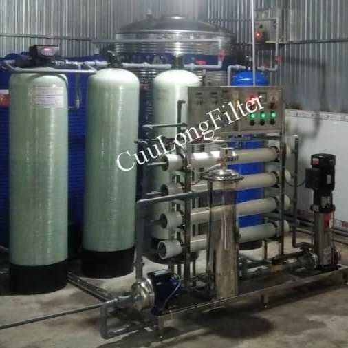Dây Chuyền Lọc Nước Đóng Chai 1m³/giờ