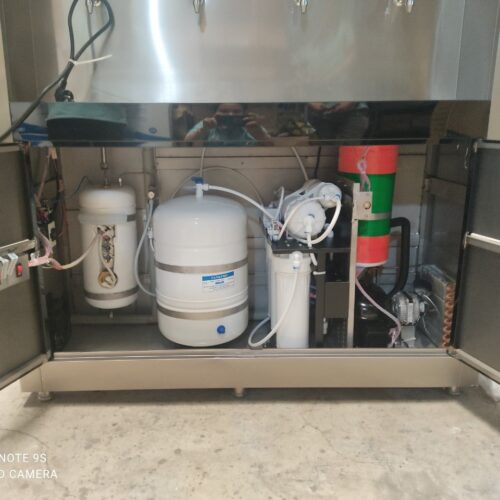 Máy lọc nước RO Bán Công nghiệp Nóng Lạnh AQUA (50 lít/giờ)